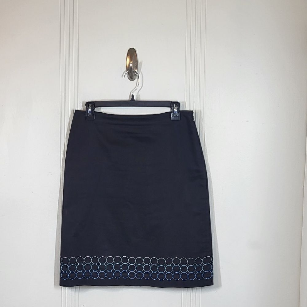 Ann Taylor Black Circle Skirt